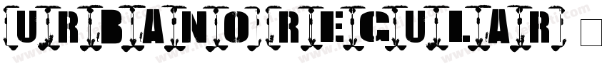 URBANO Regular字体转换